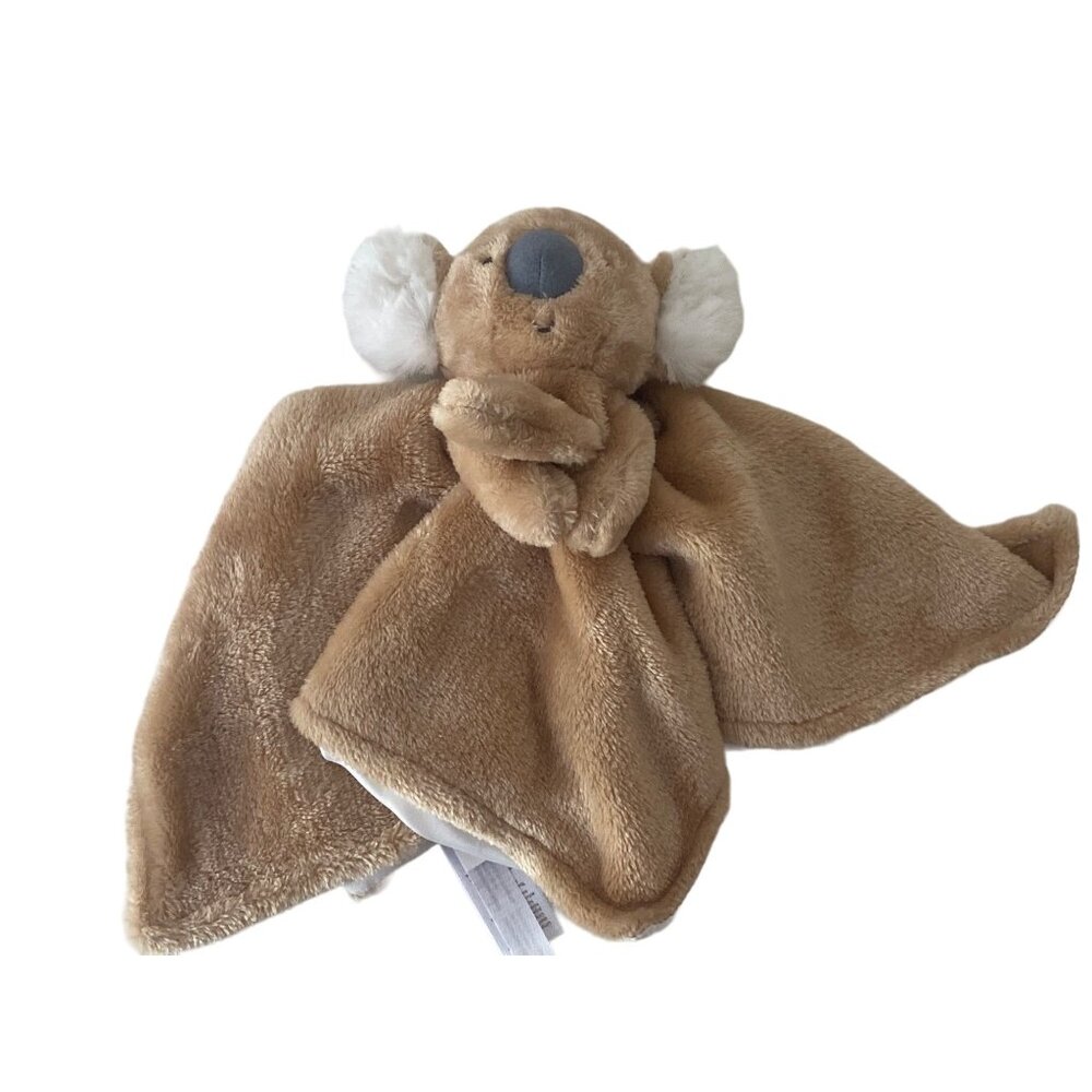 Carters Child of Mine Koala Security Plush Blanket Stuffed animal brown white